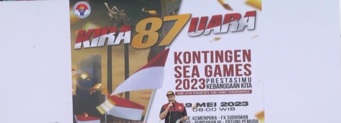 Youth and Sports Minister Sent Off Victory Parade