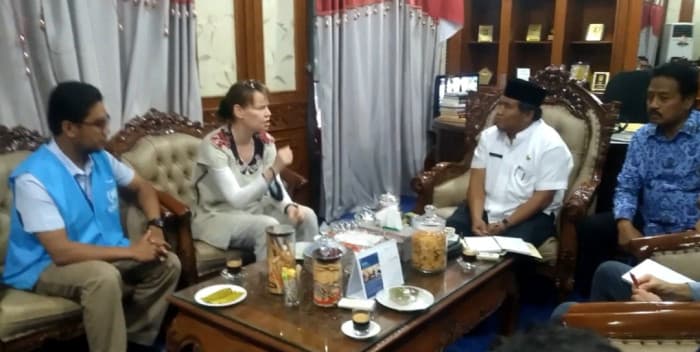 Pemkab Pidie dan UNHCR Bahas Akses Pendidikan Pengungsi Rohingya