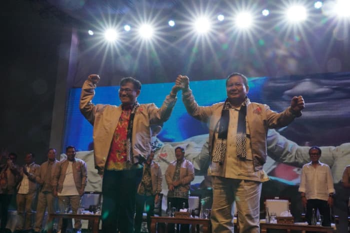 Prabowo Hadiri Deklarasi Relawan Prabowo-Budiman di Semarang