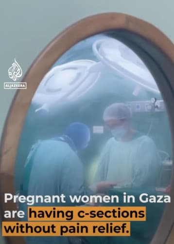 Memilukan, Sejumlah Ibu Melahirkan Tanpa Anestesi di Gaza Akibat Stok Obat Menipis