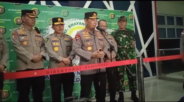 Kapolri akan Investigasi Kecelakaan Helikopter Polisi Bell P3001 di Jambi