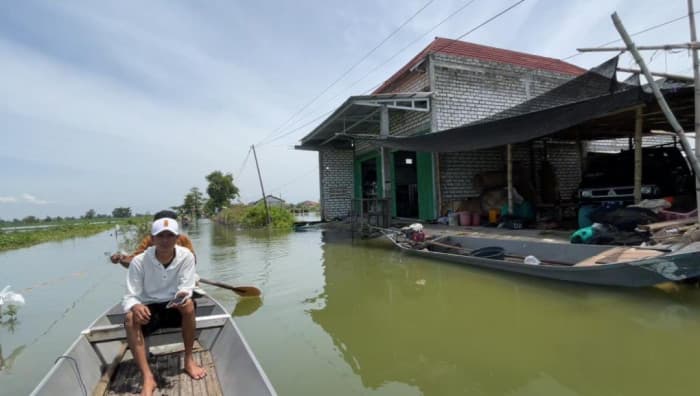 27 Desa di Lamongan Terdampak Banjir Luapan Bengawan Jero