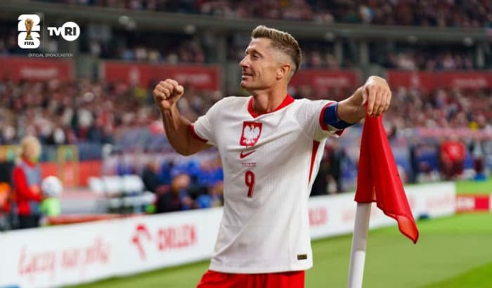 Lewandowski Jadi Tumpuan Polandia di Play-off Piala Dunia