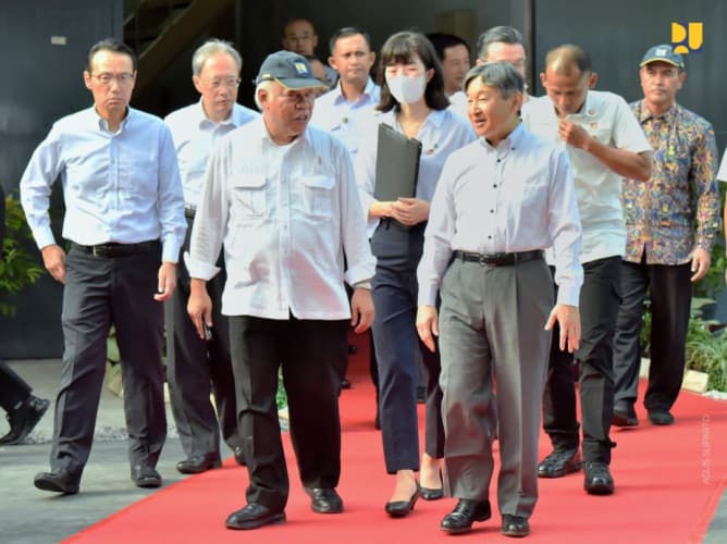 Di Yogyakarta, Kaisar Jepang Naruhito Kunjungi Balai Teknik Sabo