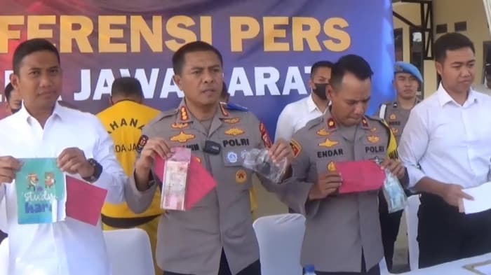 Ditreskrimsus Polda Jabar Bekuk Dua Pelaku Penambang Ilegal Di Sumedang