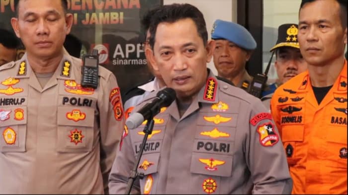 Kapolri Apresiasi Kinerja Tim Sar Gabungan Atasi Kecelakaan Helikopter Jambi