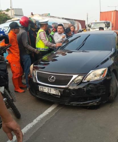 Sopir Mobil Lexus Sempat Melarikan Diri Usai Menabrak 4 Pejalan Kaki di Koja