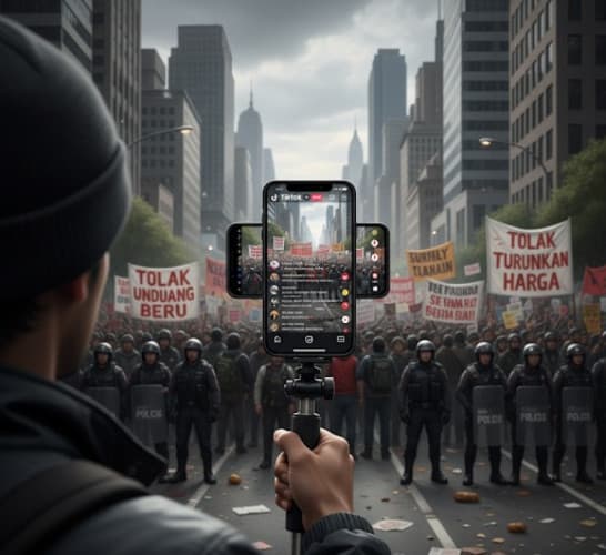 Polisi Ungkap Cara Baru Ajak Demo: Live TikTok Berkedok Aksi Demi 'Gift'