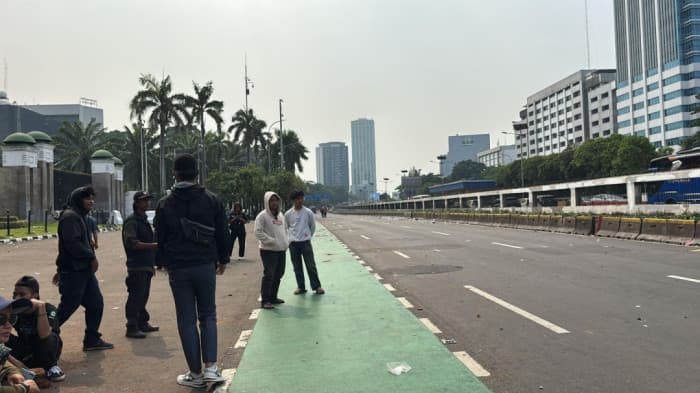 Dilantas: Rekayasa Lalin Sudah Kita Berlakukan Imbas Aksi Buruh di DPR