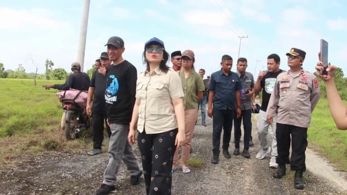 Stella Christie, Wamen Dikti Sainstek Tinjau Lokasi Pembangunan Sekolah Garuda di Wakatobi