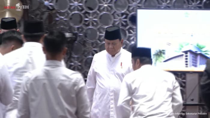 Presiden Prabowo Salat Idul Adha di Masjid Istiqlal