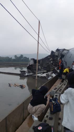 Respon Kecelakaan KA di Cicalengka, Kemenhub Kirim Tim ke Lokasi Kejadian