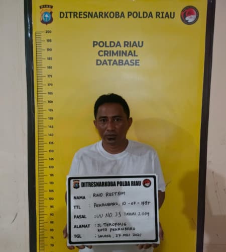 Gagalkan Peredaran Sabu, Polisi: Tersangka Residivis Diamankan di Bengkalis