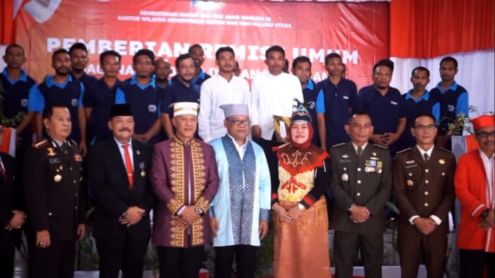 752 Narapidana Terima Remisi Pada Peringatan HUT RI Ke 78, Di Maluku Utara 